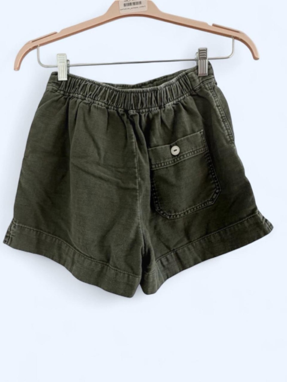 ALEX Mill Casual High-Waist Olive Green Women's Shorts